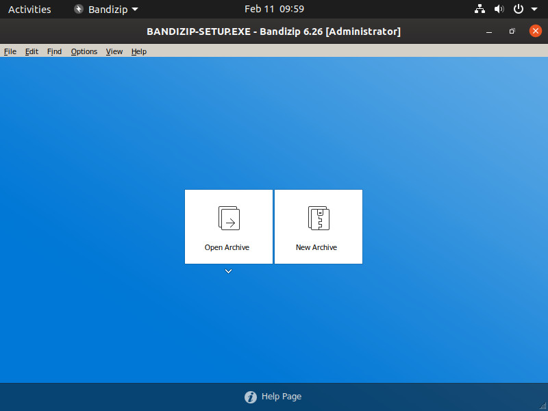 如何在 Linux 上使用 Wine 运行 Bandizip